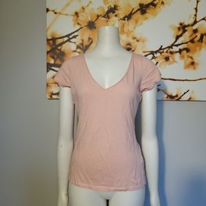 Hollister pink v neck